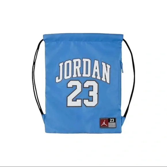 Nike Boys' Air Jordan #23 Tar Heels Jersey Gym Sack Bag University Blue - Picture 5 of 7